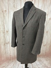 Crombie Style Tweed Overcoat