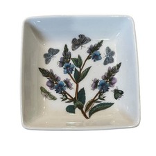 Portmeirion Botanic Garden Square 3" x 3" Sauce Dish Butter Pat Butterflies
