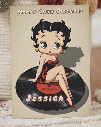 Betty boop personalised - betty,