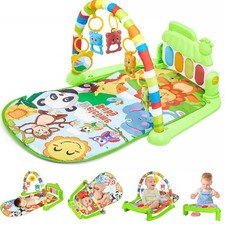 Baby Activity Gym Rack Musical Newborn Piano Keyboard Crawling Blanket Play Mat