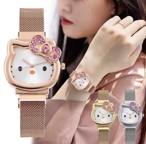 Hello kitty diamond watch kids - kitty,