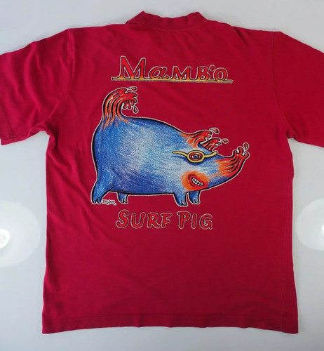 Mambo surf pig shirt short - surf,