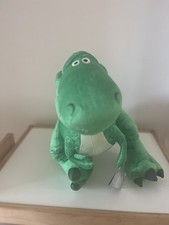 Disney Store Toy Story Rex Plush Large height 48 cm Soft Dinosaur Toy Green new 