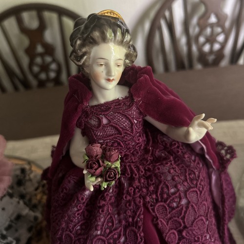 Antique goebel porcelain pin - goebel,