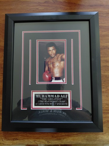 Muhammad ali signed framed - ali,