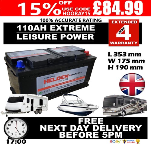 12v 110ah leisure battery - leisure,