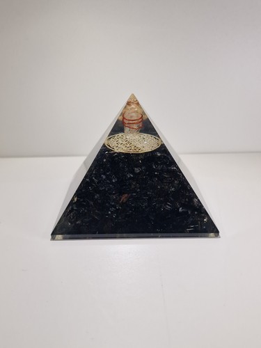 Black tourmaline orgonite - black,