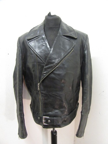 Vintage ww2 leather motorcycle - leather,