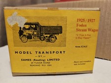 Eames Models 1925 Foden C Type 6 Ton Steam Wagon White Metal Kit