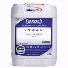 EXOL VINTAGE SAE 40 ENGINE OIL