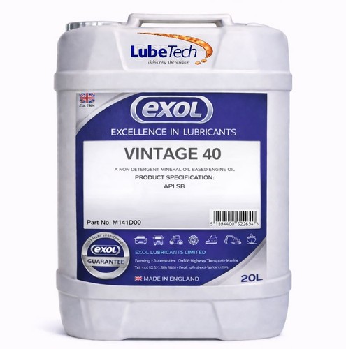 Exol vintage sae engine oil - sae,