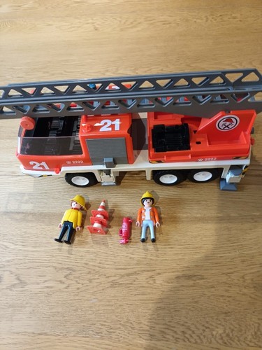 Vintage playmobil fire engine - vintage,