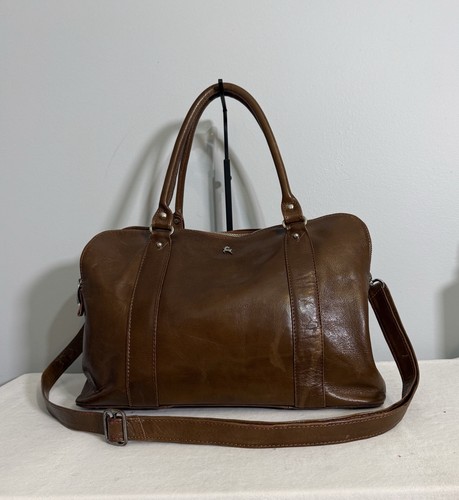 Ashwood brown leather - brown, satchel