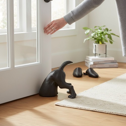 Cast iron vintage digging - digging, dog