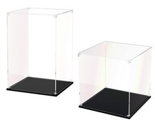 Clear Acrylic Display Case Acrylic Organizer Box for Action Figures Collectibles