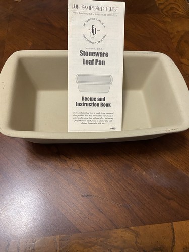 Pampered chef stoneware loaf - pampered,
