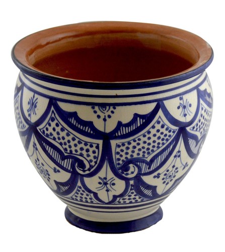 Flower pot moroccan spanish - pot,