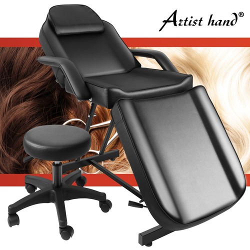Black massage table adjustable - massage,