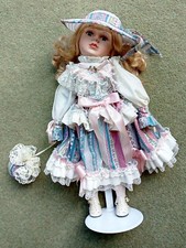 Leanardo Collectors Vintage Porcelein Doll - Blonde Doll
