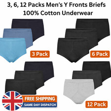 12 Pairs 6 , Men's Y-Fronts