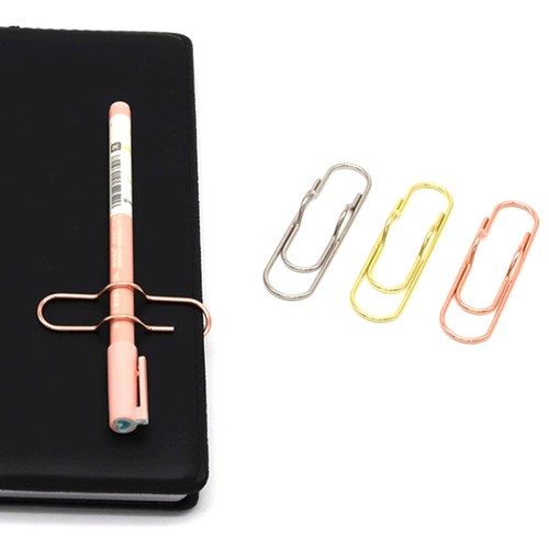 5pcs paper clips metal pen - paper,