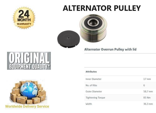 New alternator clutch - clutch, pulley