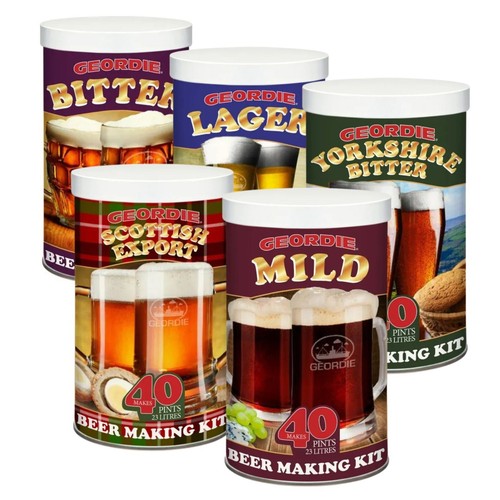 Geordie beer home brew - home, making