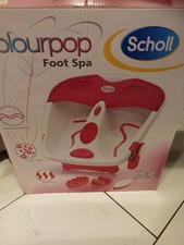 Scholl Colourpop Electric  Foot Spa Pink with attachments