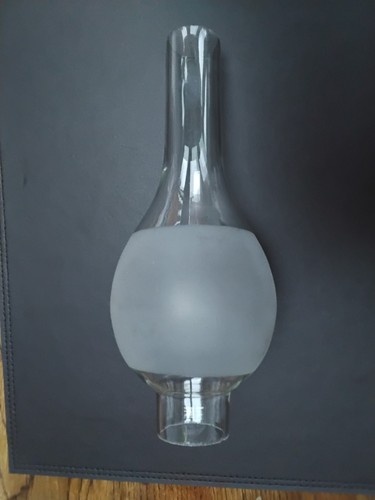 Vintage oil lamp glass - oil,