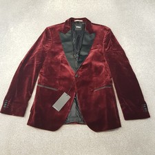 Hugo Boss Mens Jacket 38R Red