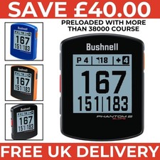 Bushnell Phantom 2 Slope Golf GPS - Save £60 EASY TO USE - FREE UK DELIVERY