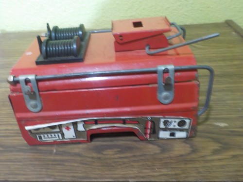 Vintage structi fire truck bed - vintage,
