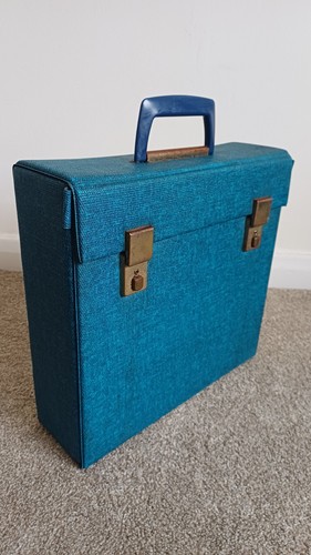 Vintage record case vinyl - vintage,
