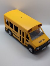 1/18 Scale Playmobil School Bus Plastic Lightup Toy 11.5" Geobra Playmobil 5940