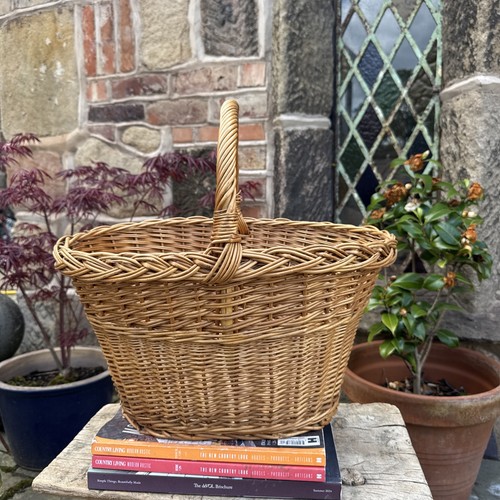 Vintage wicker shopping - vintage, basket