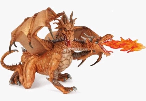 Papo gold two - gold, dragon