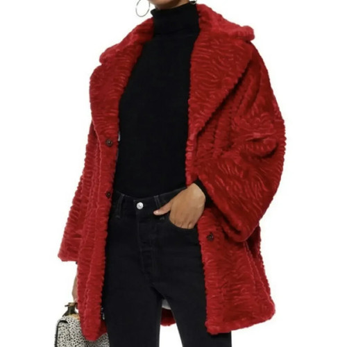 Ainea faux fur coat - ainea,