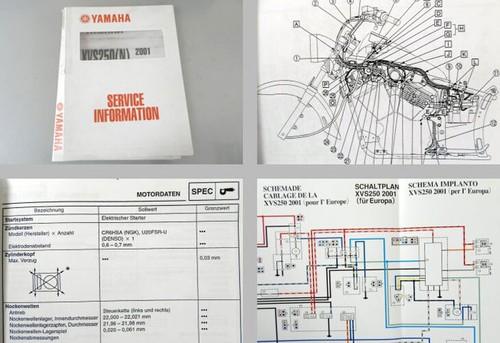Yamaha xvs250 5kr2 modell - xvs250(n),