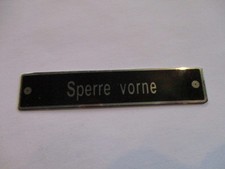Nameplate Steyer Puch