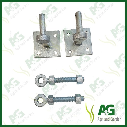 Gate hinge set 19mm - set, 130mm