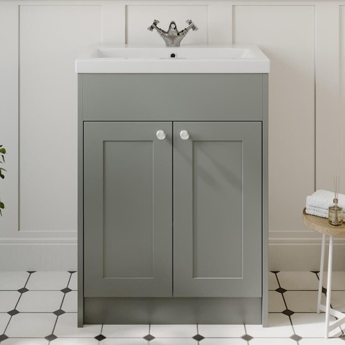 Grey traditional freestanding - grey,