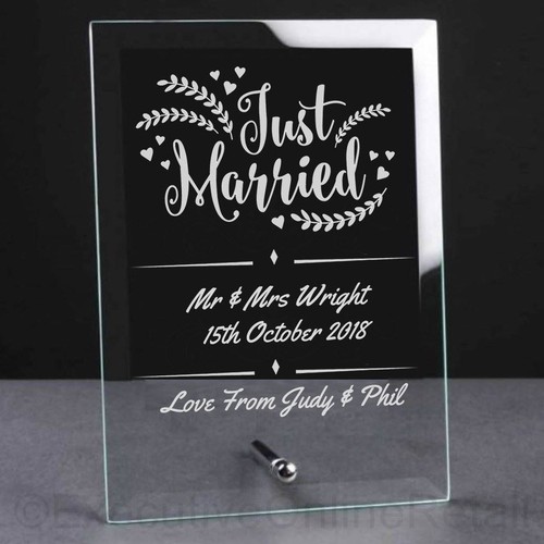 Personalised wedding day just - personalised,