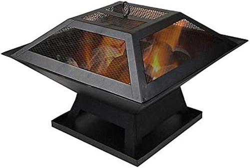 Square fire pit bbq - square,