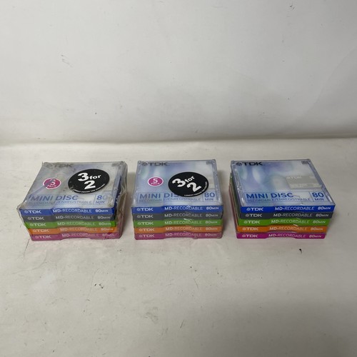 Tdk minidisc recordable 80 - minidisc,