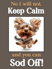 Yorkie Yorkshire Terrier Dog Funny Flexible Fridge Magnet Gift