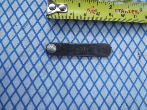 Vintage 015 feeler - .015,