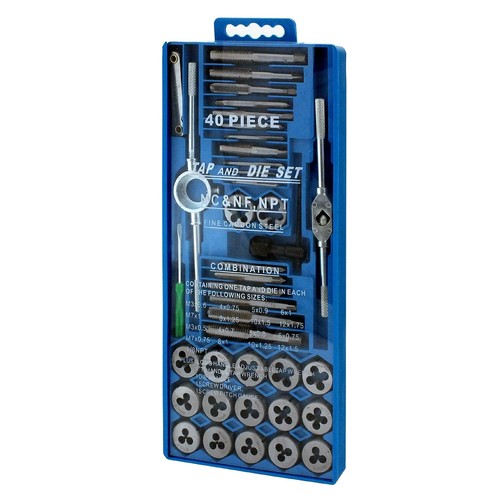 Tap die set - set, m3-m12