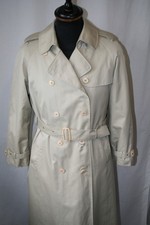 Vtg Valmeline beige trench