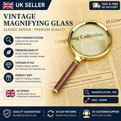 60mm 10x magnifying glass - 60mm,