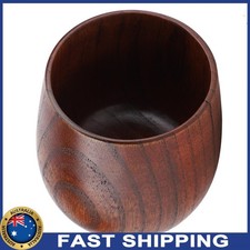 Wooden Beer Mug 500ml Vintage Natural Tea Milk Juice Cup Classic Wooden Drink